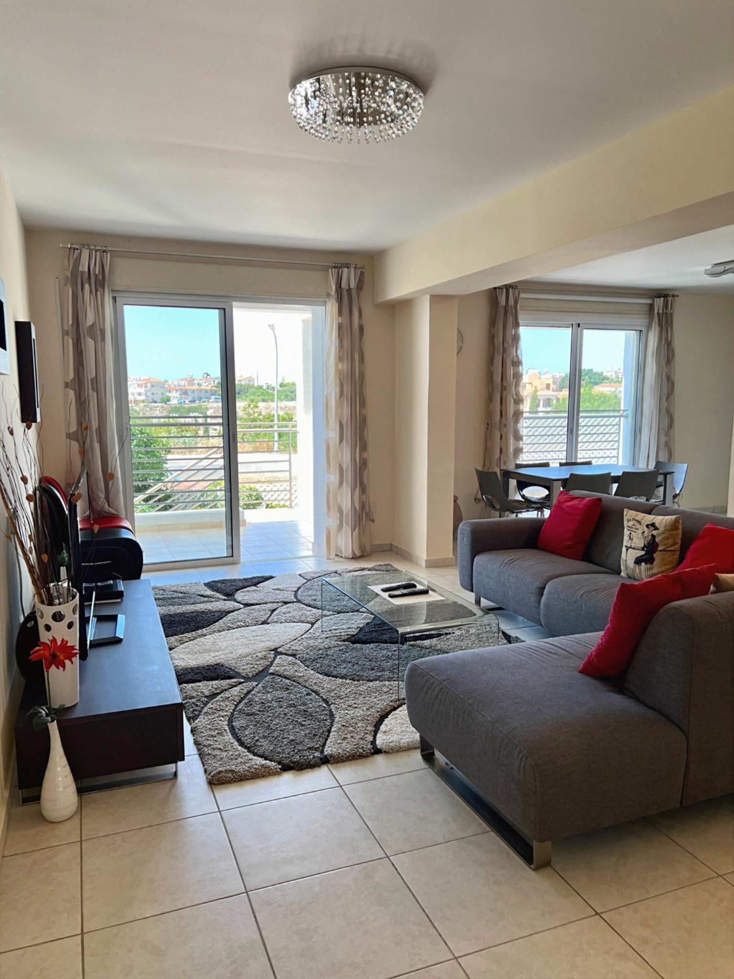 Spacious Sea View Apartment Klorakas Exterior photo